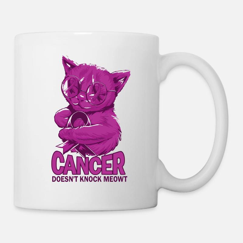 Cat honore un soignant spécialisé dans le cancer - Mug blanc - blanc