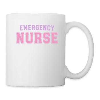 Infirmière d’urgence Trauma Queen Retro URGENCE Urgence - Mug blanc - blanc - Droite