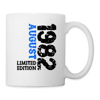 1982 Août Édition Limitée 41e Tenue d’anniversaire - Mug blanc - blanc - Droite