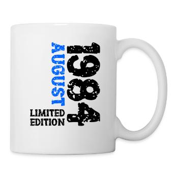 1984 August Limited Edition 39th Birthday Outfit - Mug - white - Right