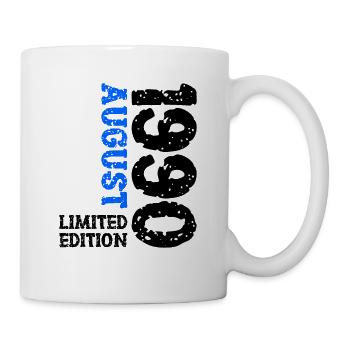 1990 Août Édition Limitée 33e Tenue d’anniversaire - Mug blanc - blanc - Droite