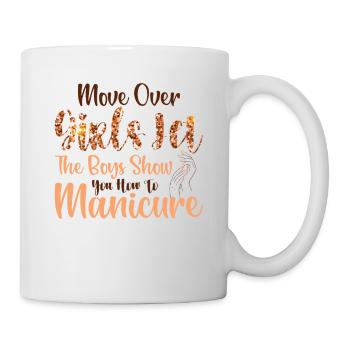 Place là, les filles - prothésistes ongulaires - Mug blanc - blanc - Droite
