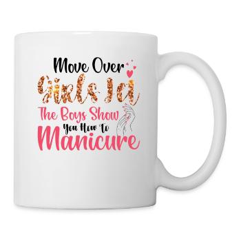 Place là, les filles - prothésistes ongulaires - Mug blanc - blanc - Droite