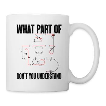 Which part of the Aresti aerobatic maneuvers - Mug - white - Right