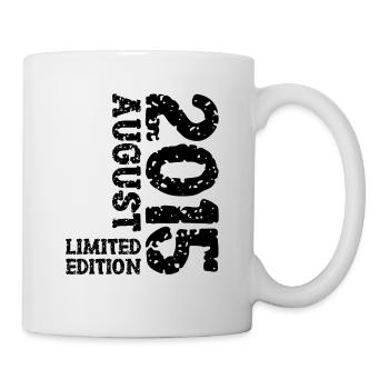 2015 Août Édition Limitée 8ème Tenue d’Anniversaire - Mug blanc - blanc - Droite