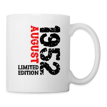 1952 Août Édition Limitée 71e Tenue d’anniversaire - Mug blanc - blanc - Droite