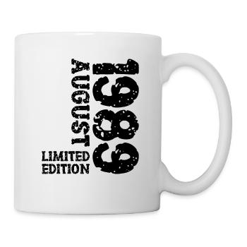 1989 August Limited Edition 34th Birthday Outfit - Mug - white - Right