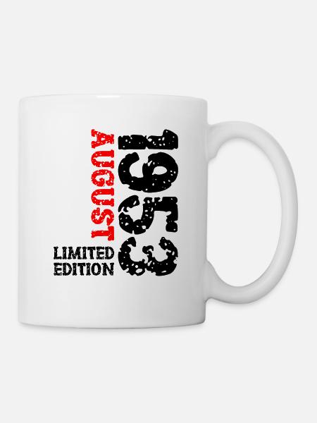 1953 August Limited Edition 70. Geburtstag Outfit - Tasse - Weiß