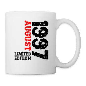 1997 August Limited Edition 26. Geburtstag Outfit - Tasse - Weiß - Rechts