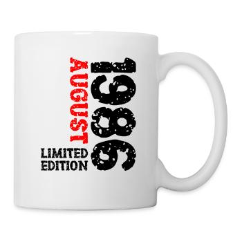 1986 August Limited Edition 37th Birthday Outfit - Mug - white - Right