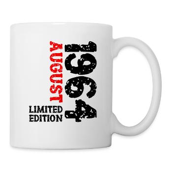 1964 August Limited Edition 59th Birthday Outfit - Mug - white - Right
