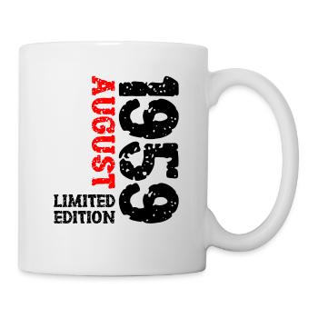 1959 August Limited Edition 64th Birthday Outfit - Mug - white - Right