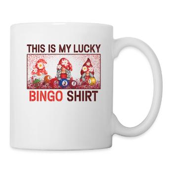 C’est ma chemise de bingo chanceux - Mug blanc - blanc - Droite
