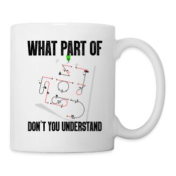 Don't you understand aerobatic Aresti figures - Mug - white - Right