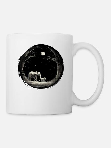 Elphant Mama Frauen - Tasse - Weiß