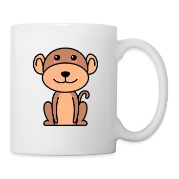 Monkey Comic Animal - Mug - white - Right