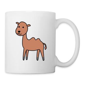 Kamel Comic - Tasse - Weiß - Rechts