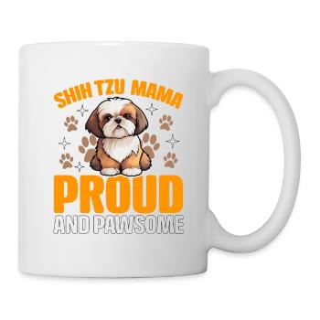 Shih Tzu mama proud and pawsome - Mug - white - Right