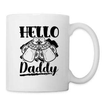 baby papa - Tasse - Weiß - Rechts