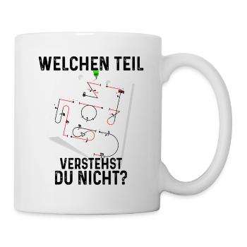 Kunstflug Aresti Figuren Rc Pilot - Tasse - Weiß - Rechts