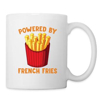 Burger Fan Fast food Liebhaber Pommes - Tasse - Weiß - Rechts