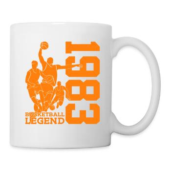 BASKETBALL LEGEND 1983 BASKETBALL 43RD BIRTHDAY - Mug - white - Right