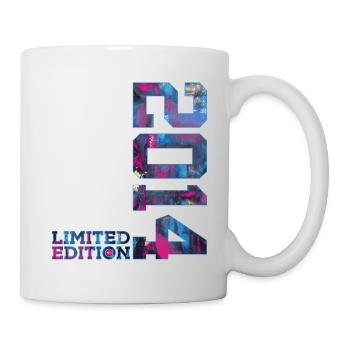 12. GEBURTSTAG 12 JAHRE LIMITED EDITION 2014 - Tasse - Weiß - Rechts