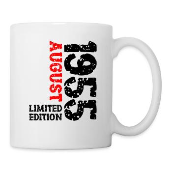 1955 Août Édition Limitée 68e Tenue d’anniversaire - Mug blanc - blanc - Droite