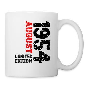 1954 August Limited Edition 69th Birthday Outfit - Mug - white - Right