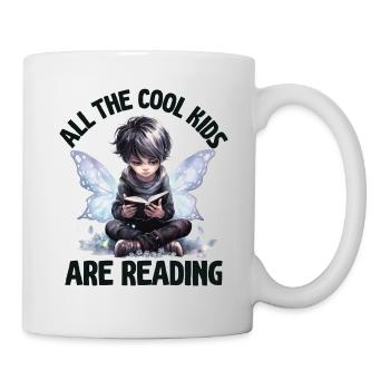 Alle Coolen Kids Lesen Lehrer - Tasse - Weiß - Rechts