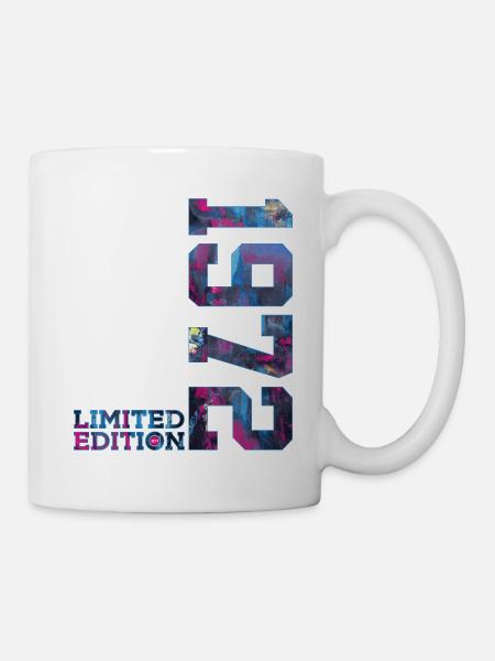 54. GEBURTSTAG 54 JAHRE LIMITED EDITION 1972 - Tasse - Weiß