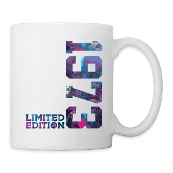 53. GEBURTSTAG 53 JAHRE LIMITED EDITION 1973 - Tasse - Weiß - Rechts