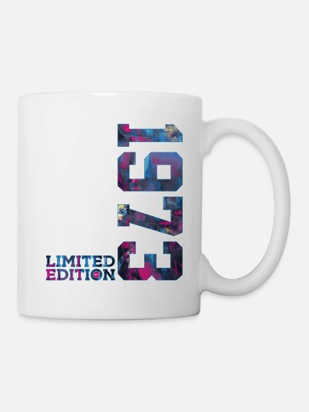 53RD BIRTHDAY 53 YEARS LIMITED EDITION 1973 - Mug - white