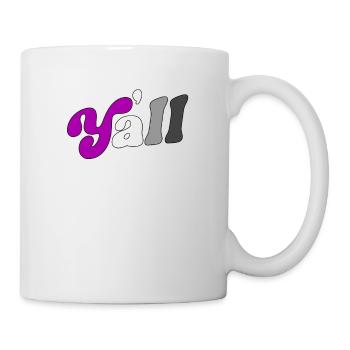 Asexueller Pride-Monat Südtexas Asexualität - Tasse - Weiß - Rechts