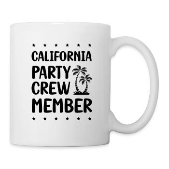 Équipe de fête en Californie - Mug blanc - blanc - Droite