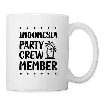 Indonésie Party Crew - Mug blanc - blanc - Droite