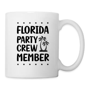 Équipe de fête en Floride - Mug blanc - blanc - Droite