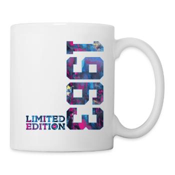 63. GEBURTSTAG 63 JAHRE LIMITED EDITION 1963 - Tasse - Weiß - Rechts