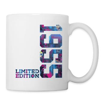 71. GEBURTSTAG 71 JAHRE LIMITED EDITION 1955 - Tasse - Weiß - Rechts