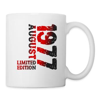1977 Août Édition Limitée 46e Tenue d’anniversaire - Mug blanc - blanc - Droite