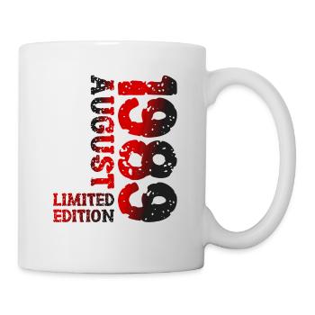 1989 August Limited Edition 34th Birthday Outfit - Mug - white - Right