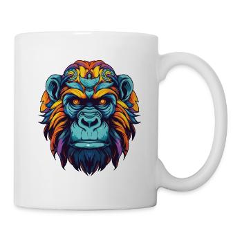 Gorilla Portrait - Mug - white - Right