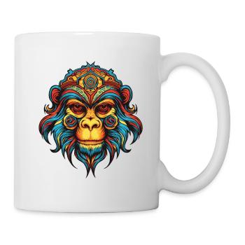 Monkey Portrait - Mug - white - Right
