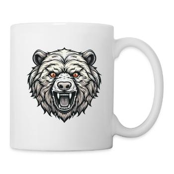 Bär Portrait - Tasse - Weiß - Rechts