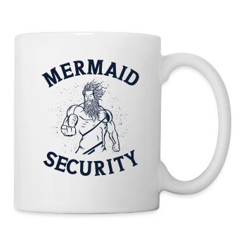Meerjungfrau Sicherheit Merdad Vater der Meerjungfrau - Tasse - Weiß - Rechts
