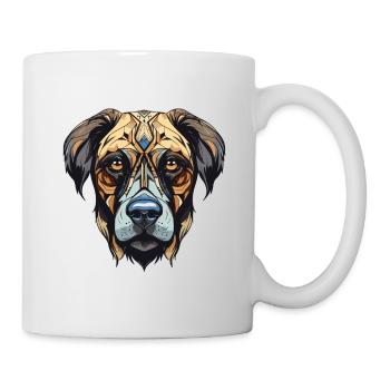 Portrait de chien Kangal - Mug blanc - blanc - Droite