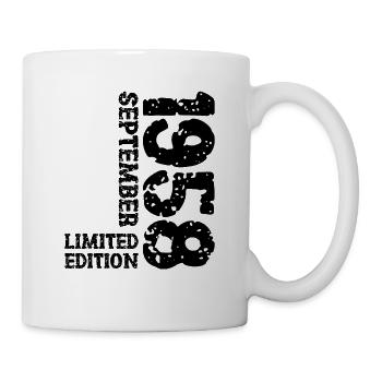 1958 September Limited Edition 65th Birthday Decoration - Mug - white - Right