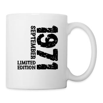 1971 Septembre Édition Limitée 52e Décoration Anniversaire - Mug blanc - blanc - Droite