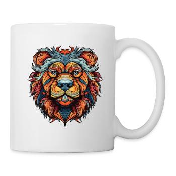 Portrait de chien Chow Chow - Mug blanc - blanc - Droite