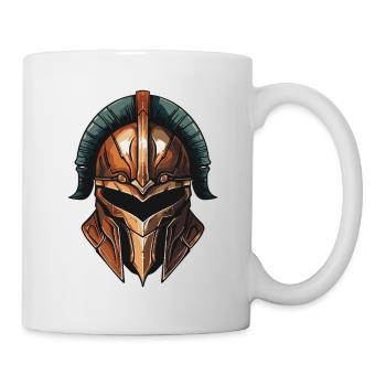 Spartan Warrior Sparta Helmet - Mug - white - Right